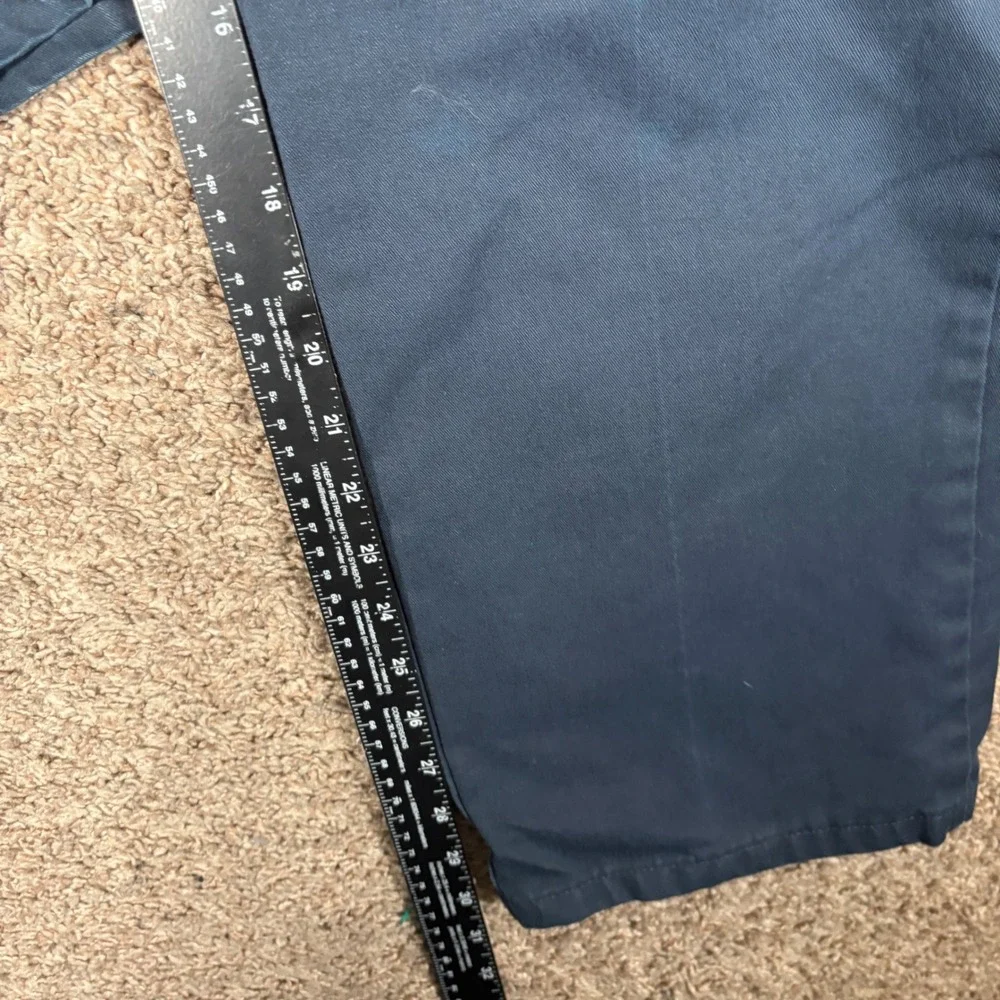 Dickies Mens Cargo Pants Navy Blue Workwear Straight Leg W34 L30 W241B74